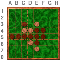 Placing a disc (4): but C4 is still White