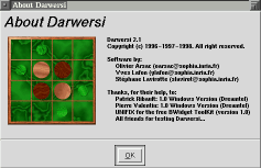 Screenshot of About dialog box