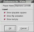 Screenshot of Human Preferences dialog box